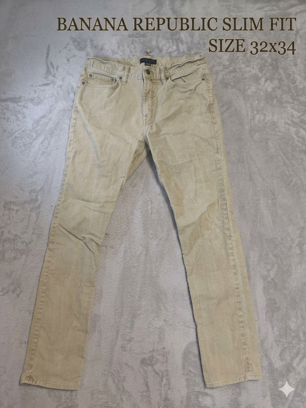 Banana Republic Slim Fit Men's Jeans in Light Khaki